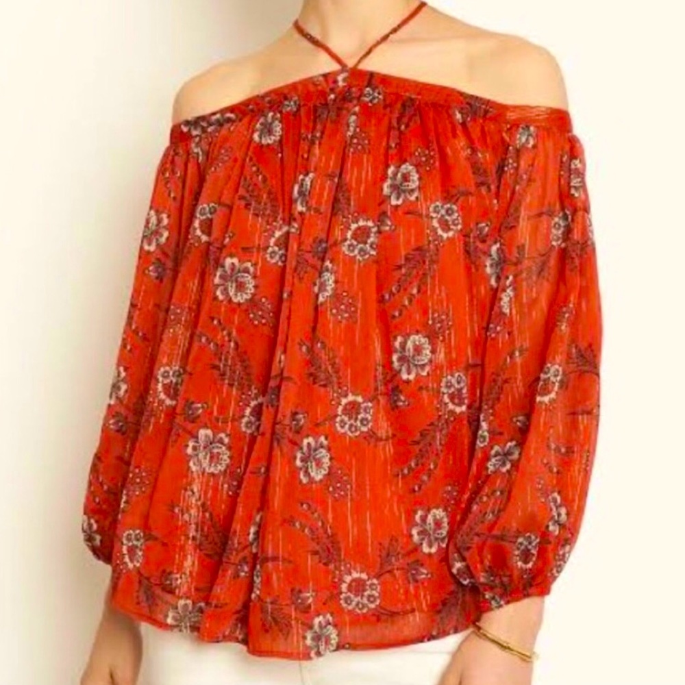 ❤️‍🔥Ann Taylor sexy off-the-shoulder blouse ❤️‍🔥